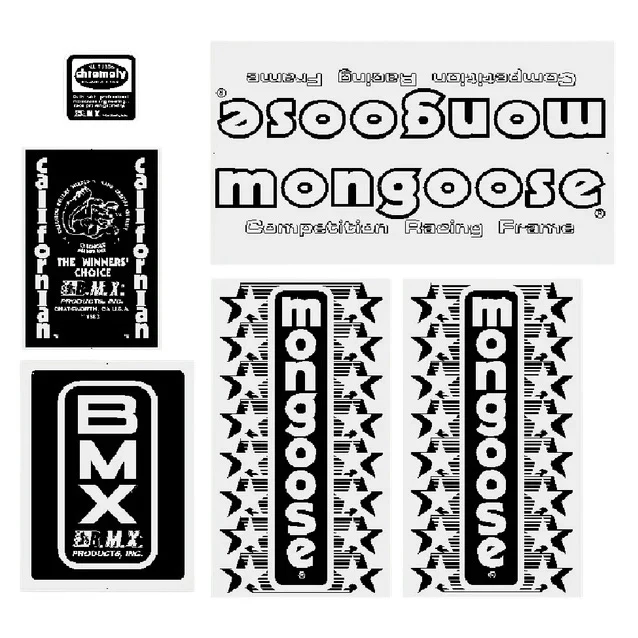 1983 Mongoose Californian Decal Set - Image 3