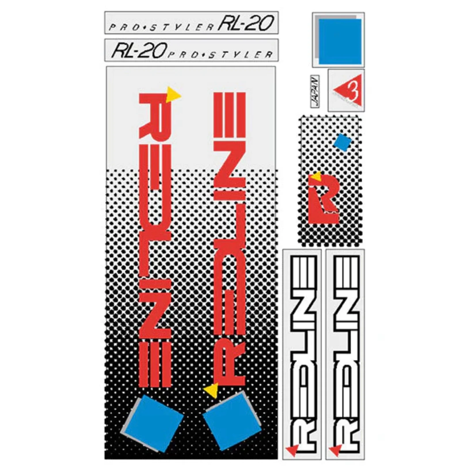 1985 Redline RL-20 Decal Set