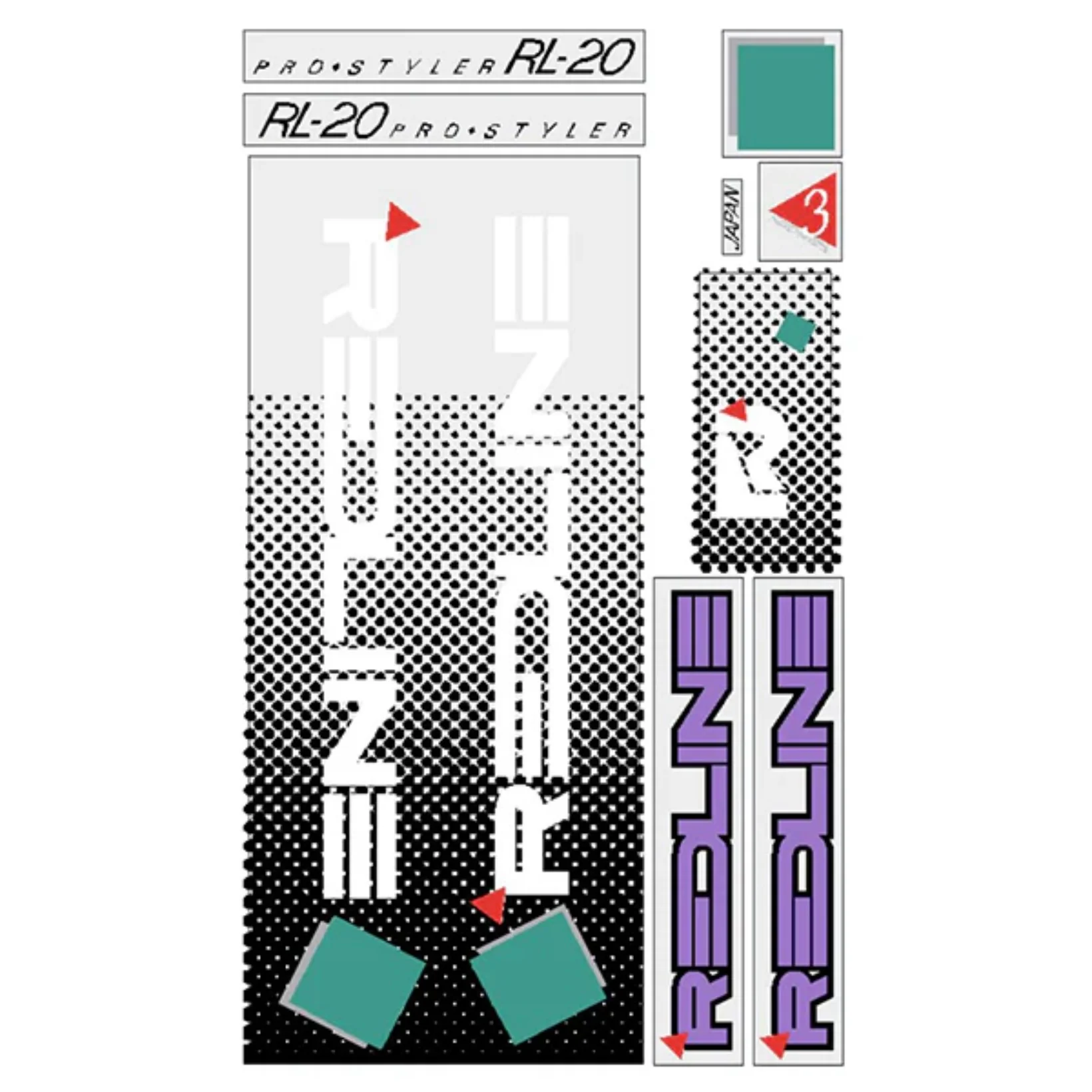 1985 Redline RL-20 Decal Set - Image 2