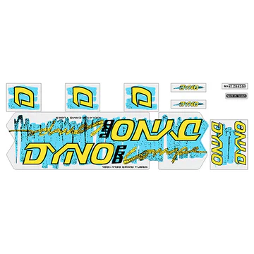 1987 DYNO Pro Compe Decal Set