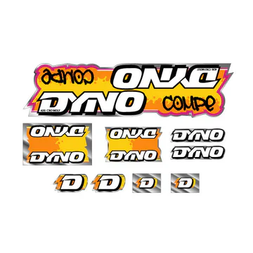 1988 DYNO Compe Decal Set