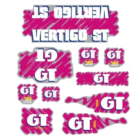 1988 GT Vertigo ST Decal Set