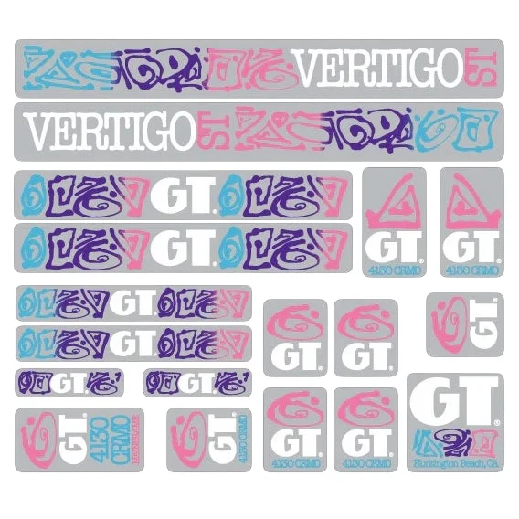 1989 GT Vertigo Decal Set - Image 2