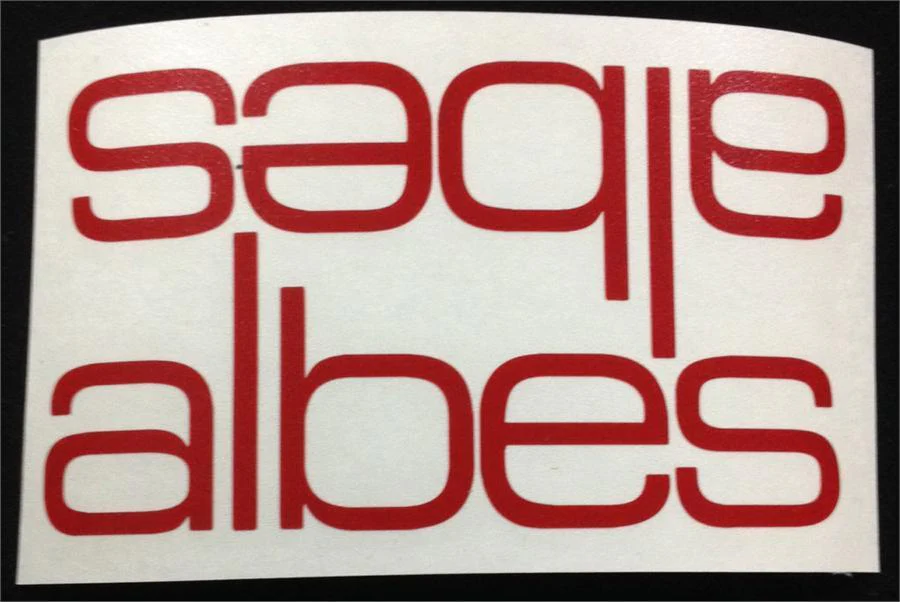 ALBE'S TECH LOGO DIE CUT STICKER - Image 3