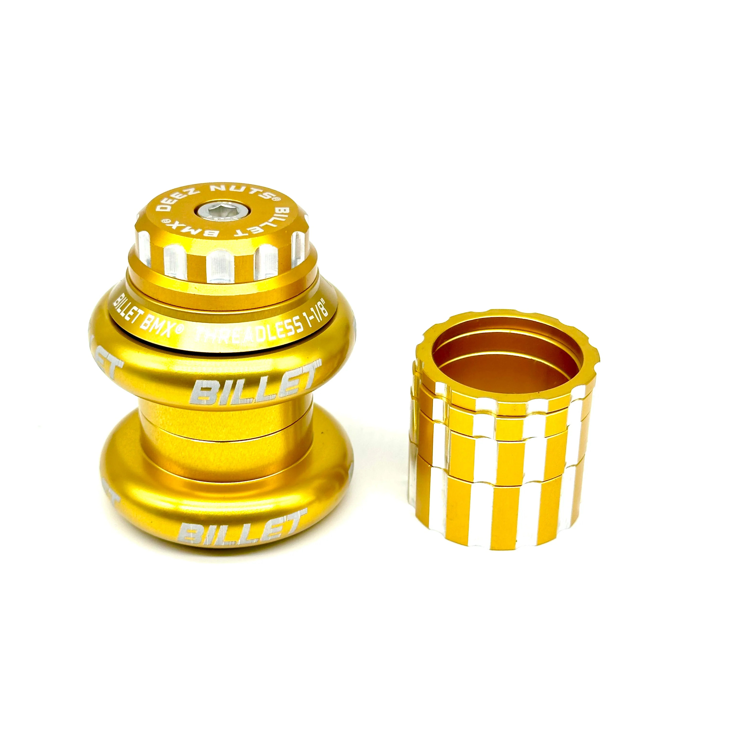 BILLET BMX DEEZ NUTS 12 POINT THREADLESS HEADSET KIT 1-1/8 - Image 12