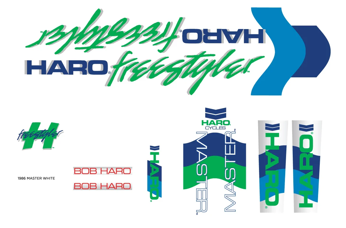 HARO RETRO FRAME DECAL KITS - Image 35