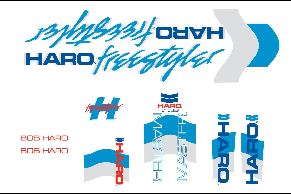 HARO RETRO FRAME DECAL KITS - Image 4