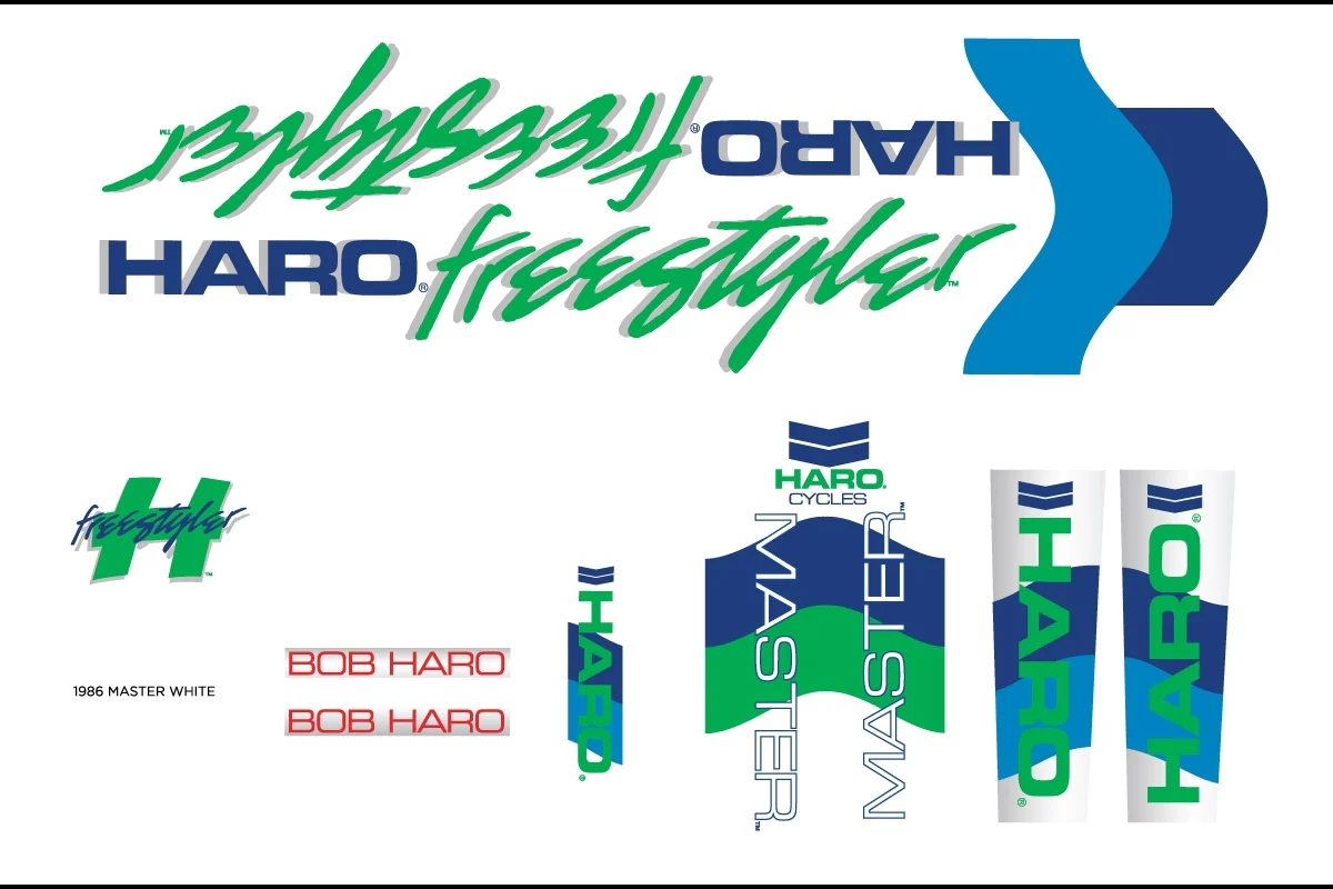 HARO RETRO FRAME DECAL KITS - Image 6