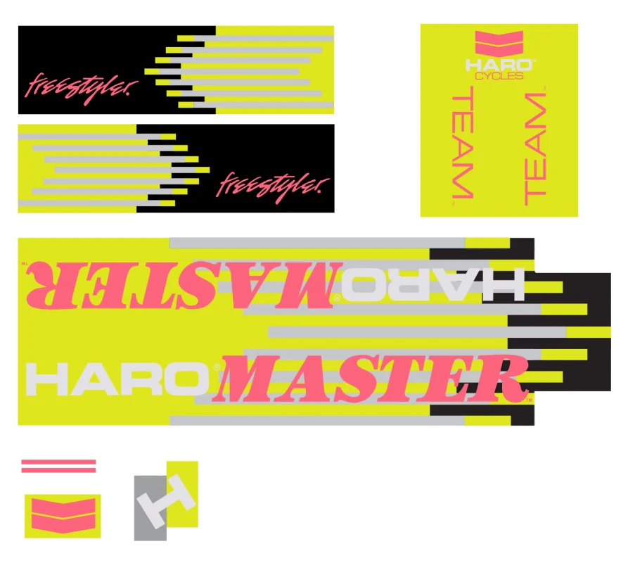 HARO RETRO FRAME DECAL KITS - Image 8