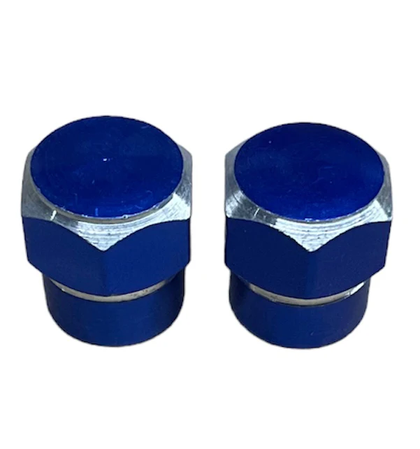 Hex 2-Tone Valve Caps