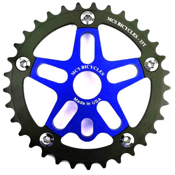 MCS Bicycles Chain Ring / Spider Combo