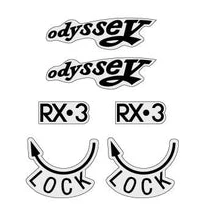 Odyssey RX3 Lever Decals