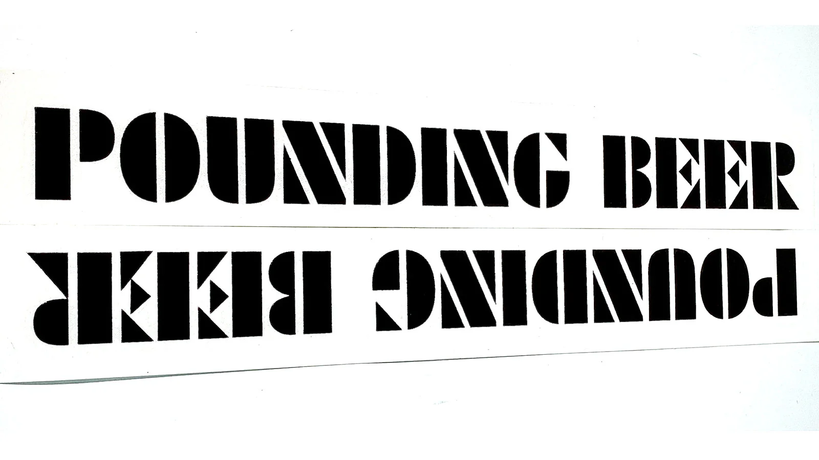 S&M Pounding Beer Stickers