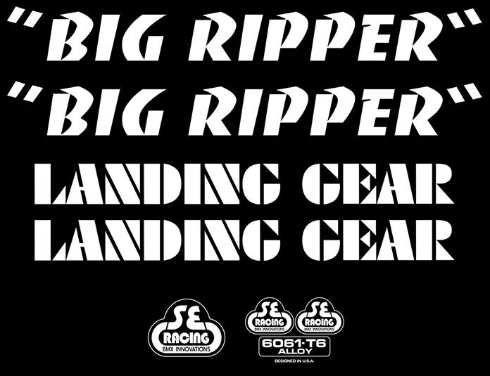 SE Bikes Big Ripper Decal Set - Image 4