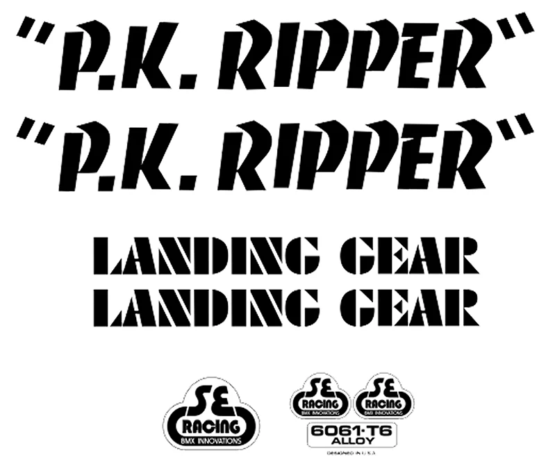 SE PK Ripper Decal Sticker Set