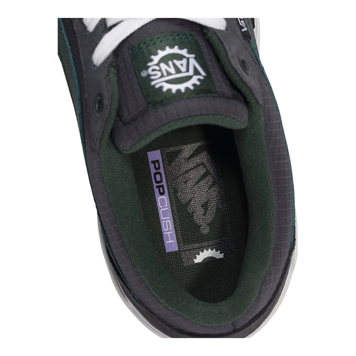 Vans BMX Proof Wafflecup Shoes (Charcoal / Green / White) - Image 5