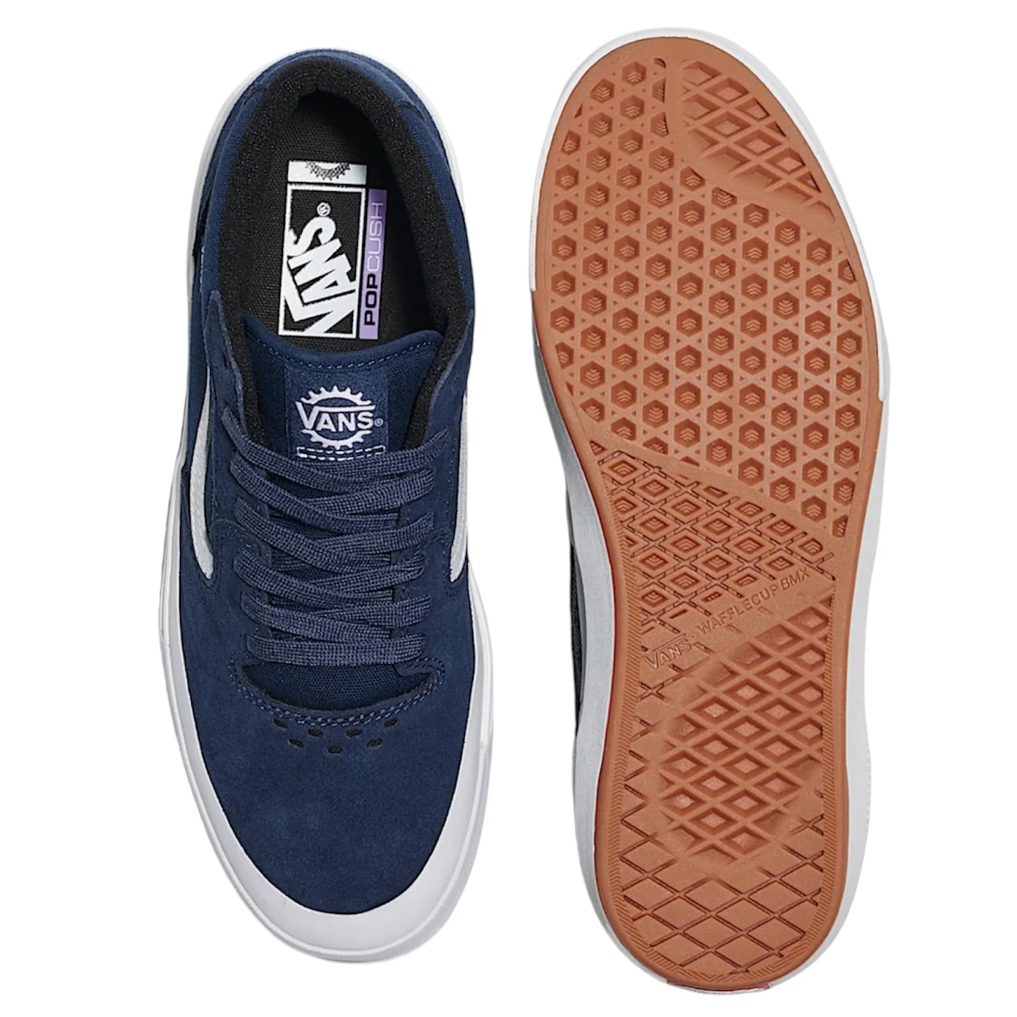Vans BMX Style 114 Shoes (Navy / White) - Image 3