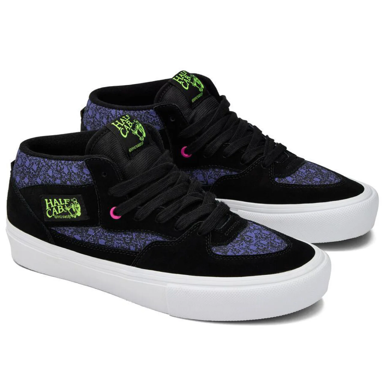 Vans Half Cab Shoe ( Acid Airbrush Violet Purple )