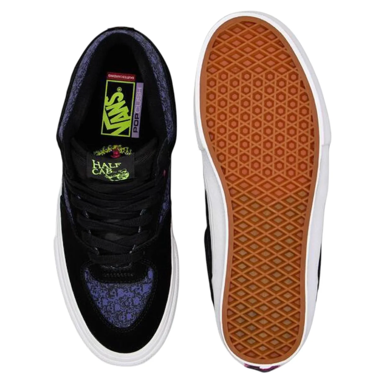 Vans Half Cab Shoe ( Acid Airbrush Violet Purple ) - Image 3