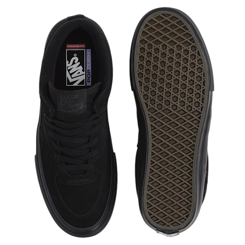 Vans Half Cab Shoe (Black / Black) - Image 6