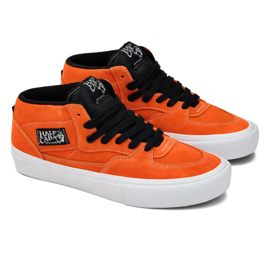 Vans Half Cab Shoe ( Flame / White )