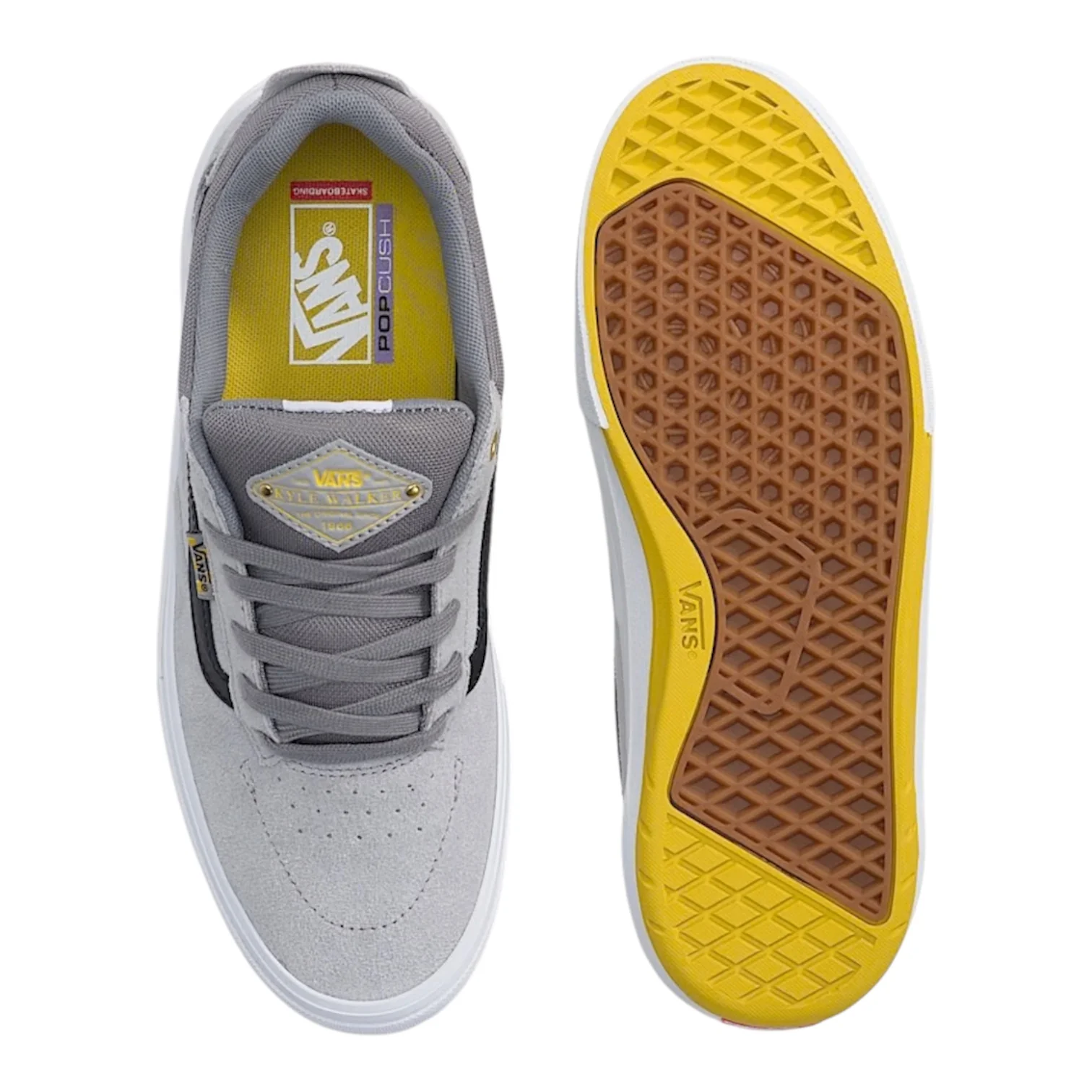 Vans Kyle Walker Wafflecup Shoes (Light Grey) - Image 3