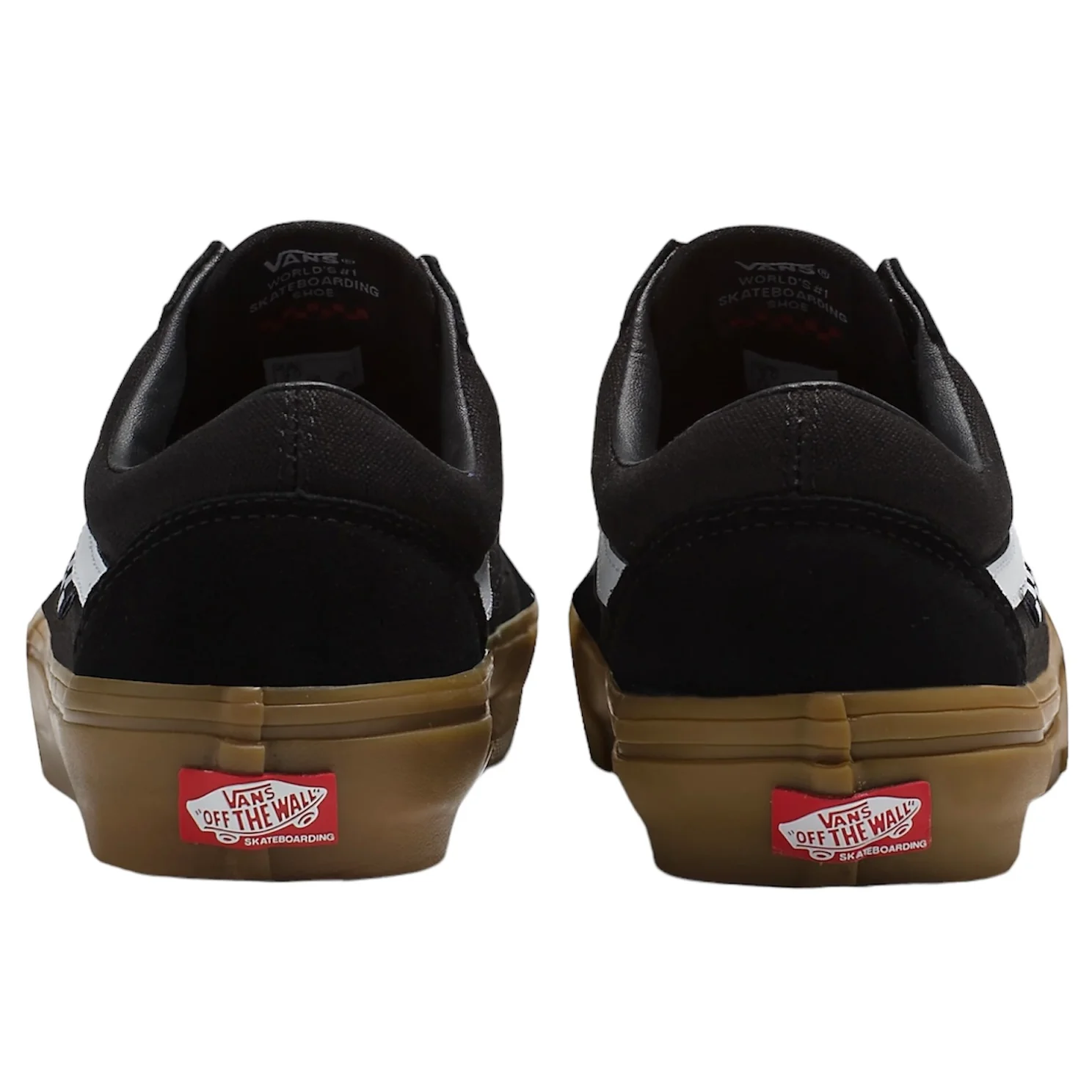 Vans Old Skool Pro Shoes (Black / Gum) - Image 4