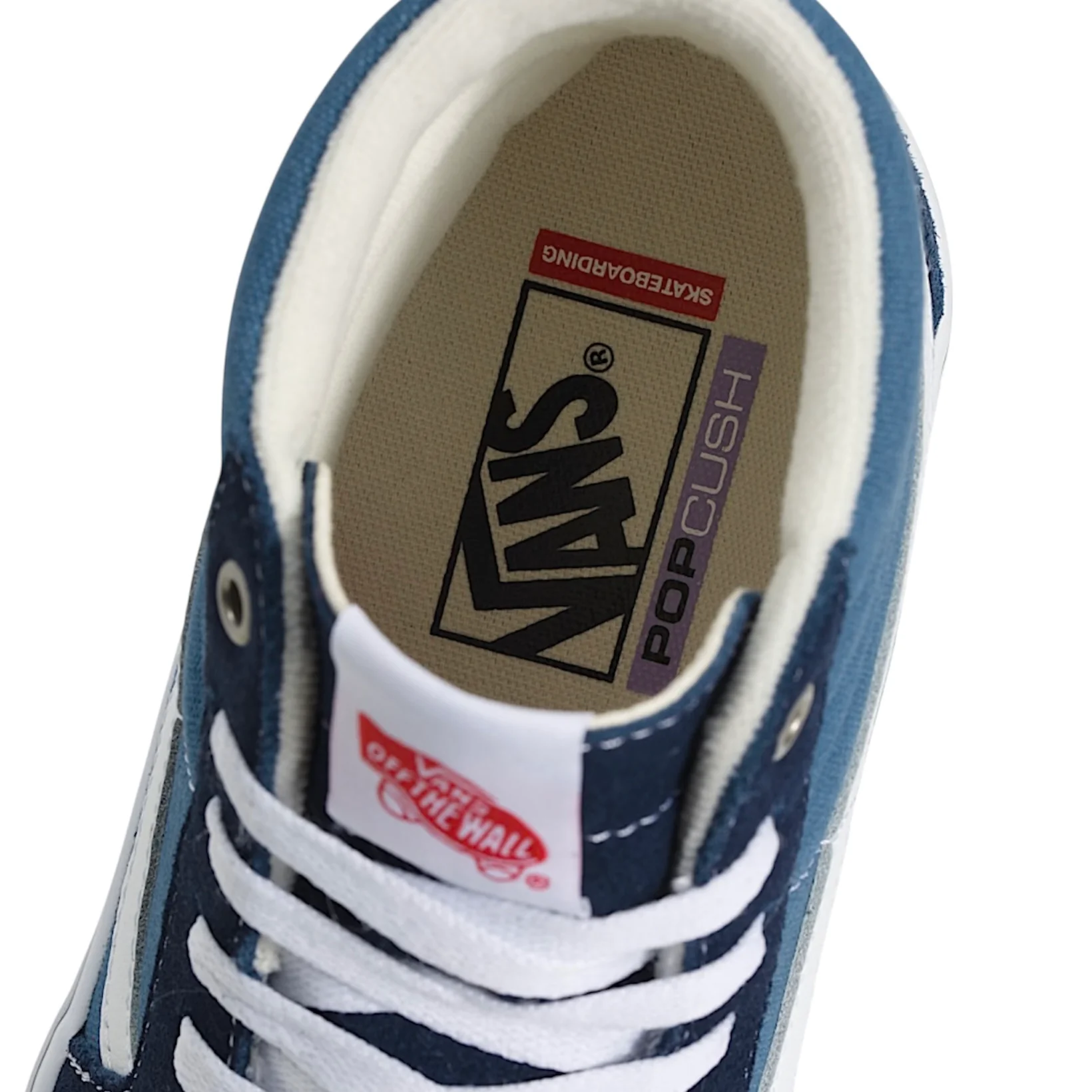 Vans Sk8-Hi Pro Shoes (Navy / White) - Image 4