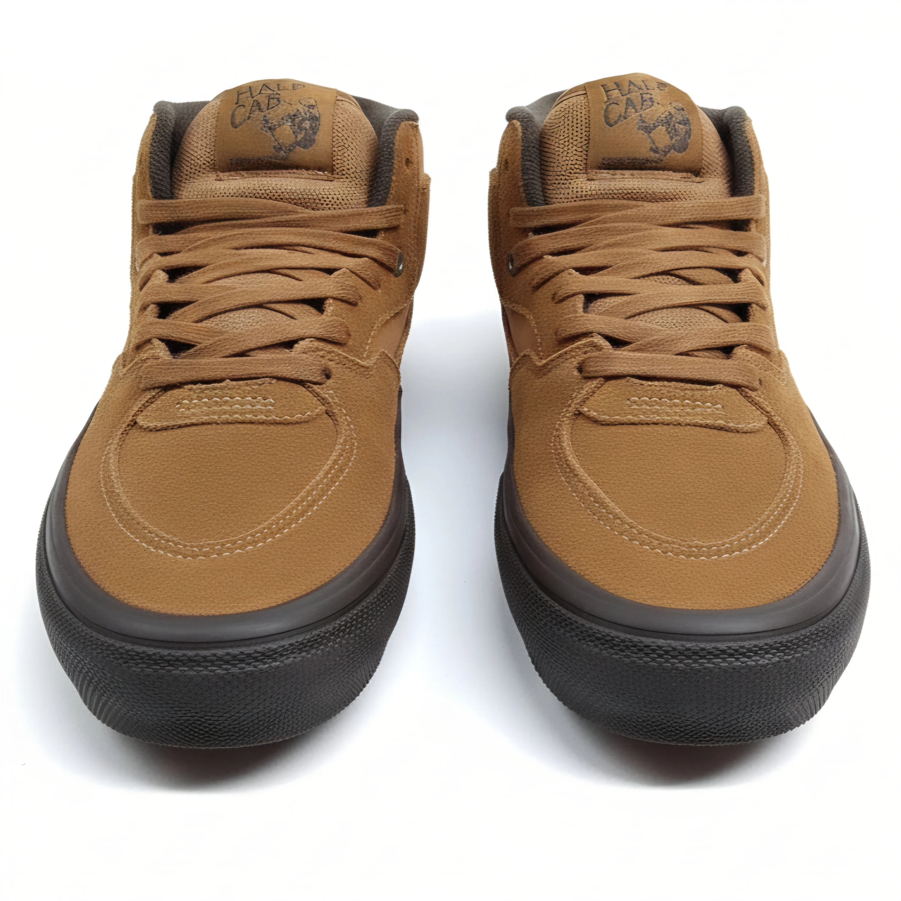 Vans Skate Half Cab Shoes (Golden Brown / Gum) - Image 3