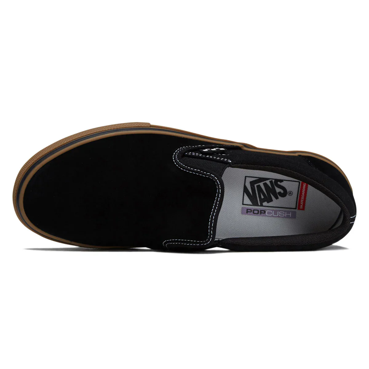 Vans Slip-On Pro Shoes ( Black / Gum / White ) - Image 3